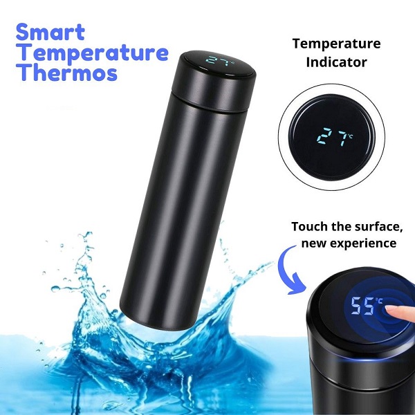 Thermos Isotherme Intelligent Affiche La Température