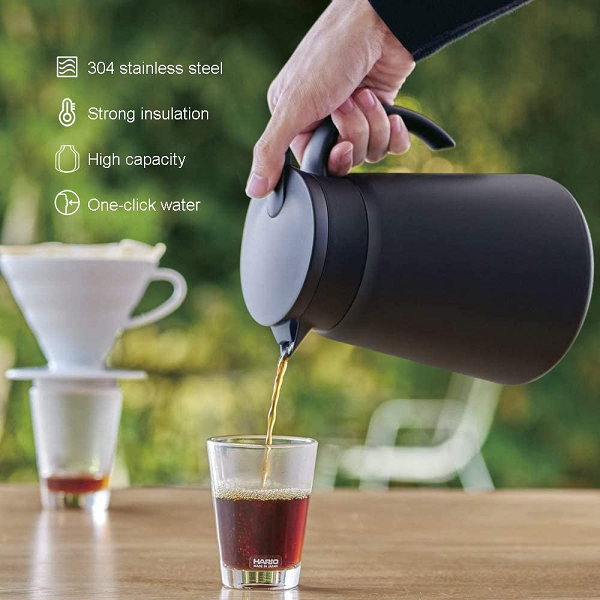 Thermos Isotherme A Double Paroi En Acier Inoxydable 800ml