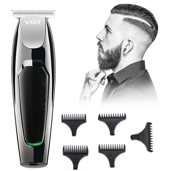 Tondeuse à Cheveux Rechargeable USB Professionnelle à Faible Bruit VGR