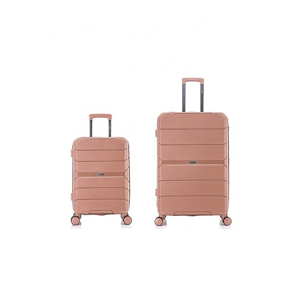 Set De 2 Valises Trolley Rigides TEXAS - 4 Roues Pivotantes à 360° ( Moyenne+Cabine)