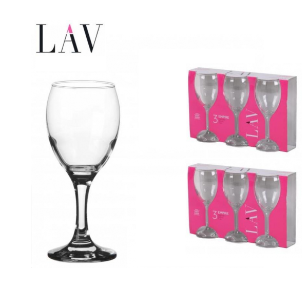 Pack De 6 Verres A Vin Tulipe En Verre