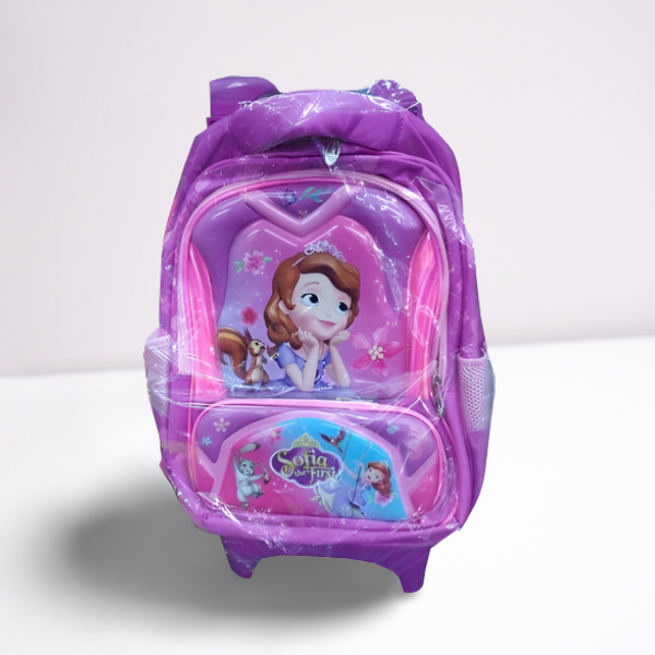 Sac à dos Cartable A Roulette "Primaire" 36 x 29cm - Motif :  Sofia - Frozen