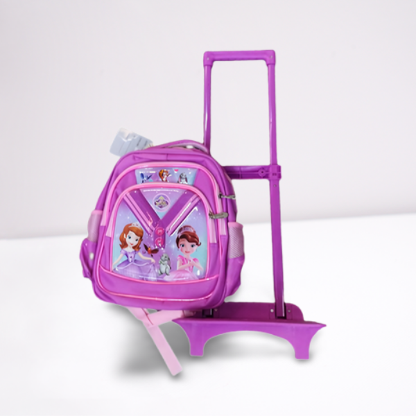 Sac à dos Cartable A Roulette Détachable 33 x 29cm Pour Filles Et Garçons